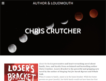 Tablet Screenshot of chriscrutcher.com